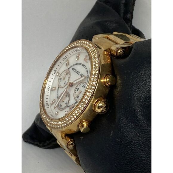 Michael Kors Parker MK5491 Women Stainless Steel Analog Dial Quartz Watch JK299 - Picture 4 of 12